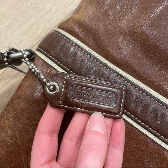 Coach Vintage Two Way Briefcase Brown Leather 70146 - Picture 3 of 11